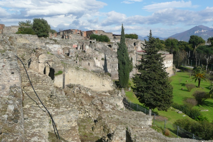 Stadtmauer von Pompeji