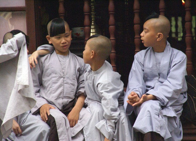 Junge Mönche